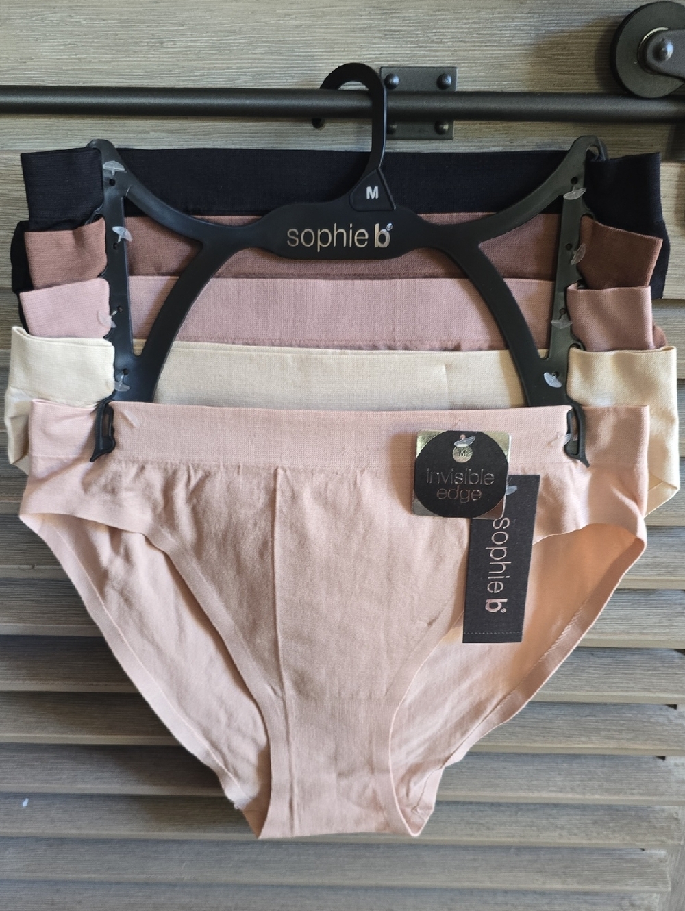 sophie b. Women's Seamless  Smooth Hi-cut . Black, Blush, Cream, Tan